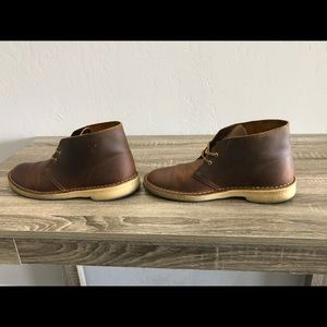 Clarks Desert Boots Beeswax Leather w/ Crêpe Sole